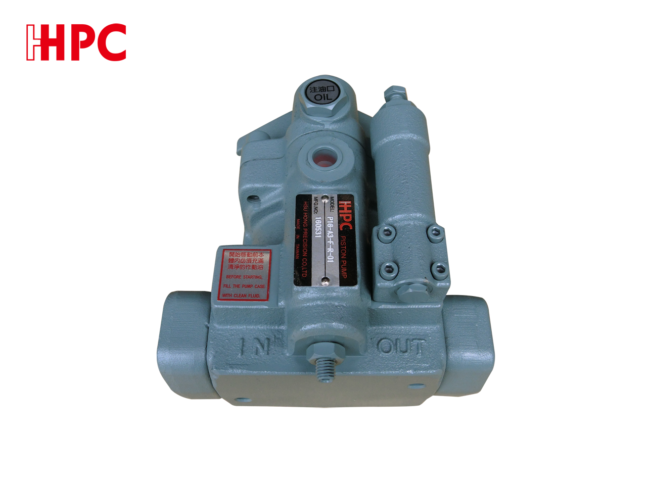 臺灣HHPC旭宏P(guān)16-A3-F-R-01壓力補償控制型